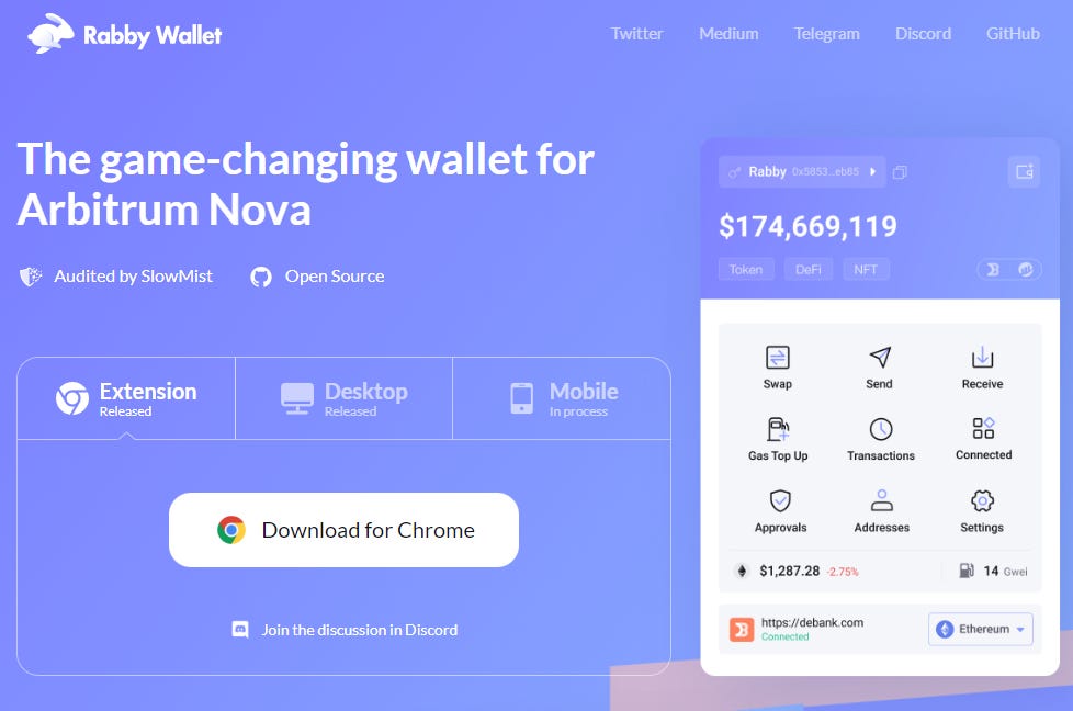 Rabby Wallet Browser Extension