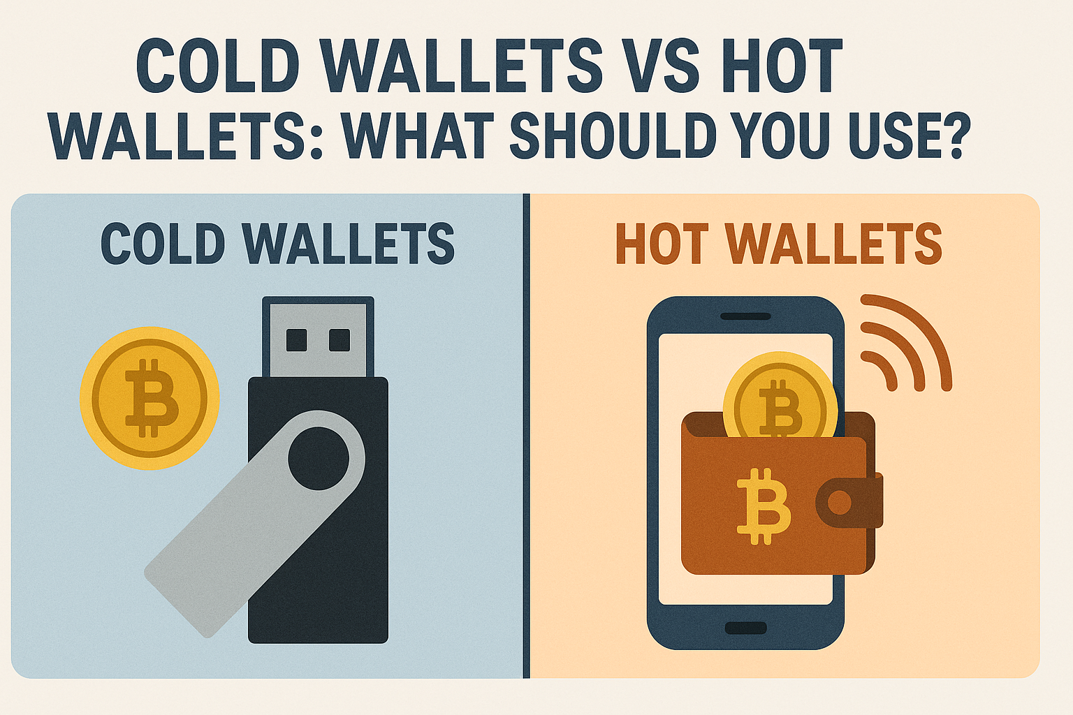 Cold Wallets vs Hot Wallets: What Should You Use?