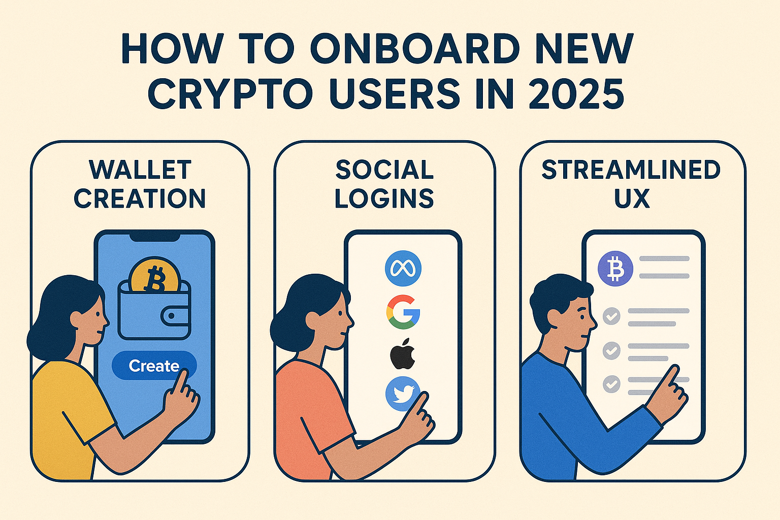 How to Onboard New Crypto Users in 2025: Wallet Creation, Social Logins, and Streamlined UX