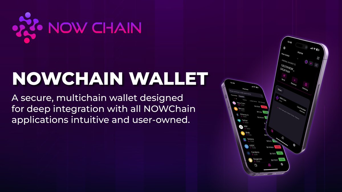 User exploring staking features on NOWChain Wallet mobile app interface