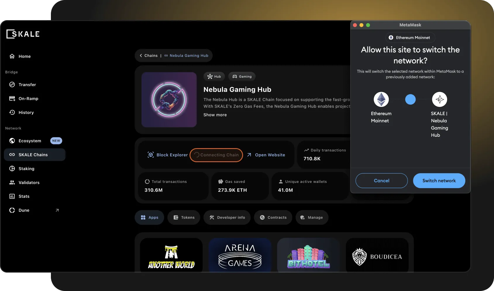 Rabby Wallet interface displaying Ethereum and XRPL assets side by side for multi-chain management