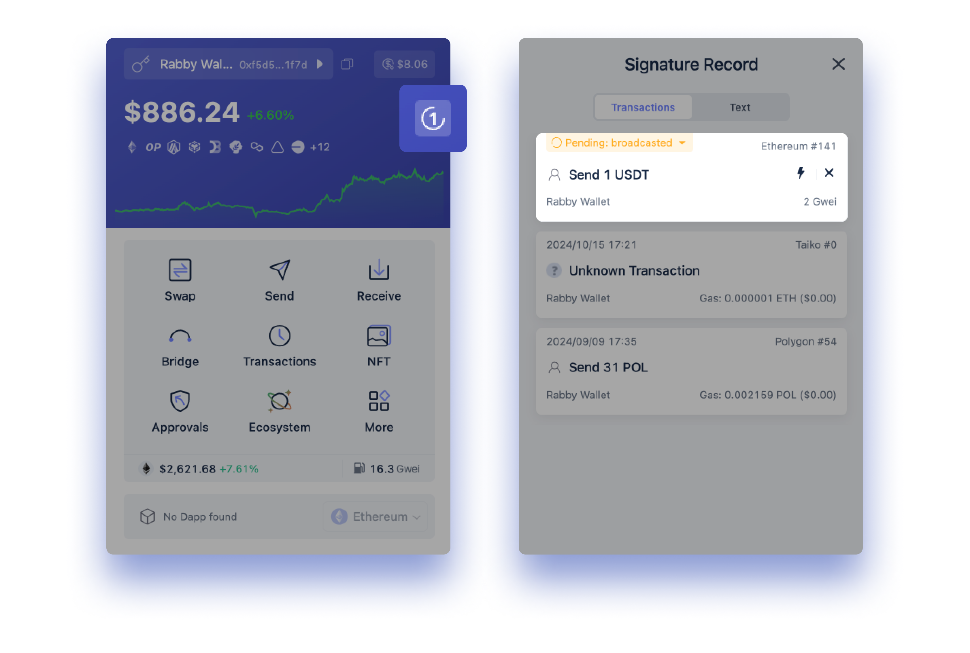 Rabby Wallet DeFi transaction simulation