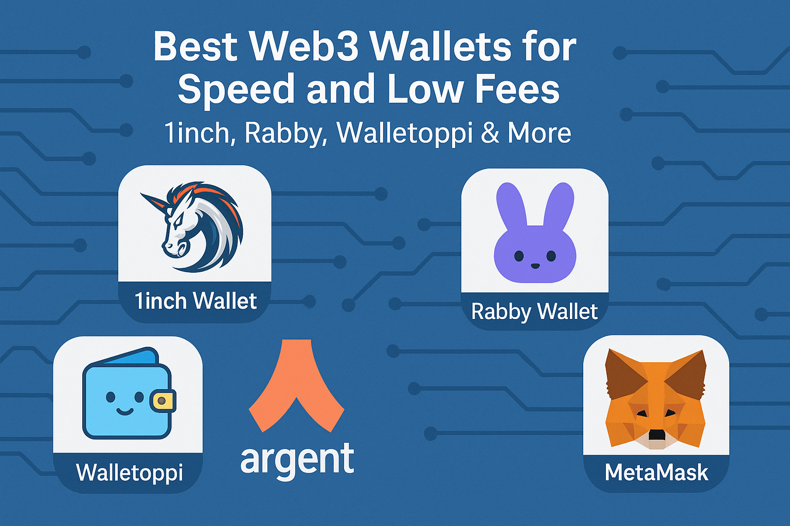 Best Web3 Wallets for Speed and Low Fees: 1inch, Rabby, Walletoppi & More