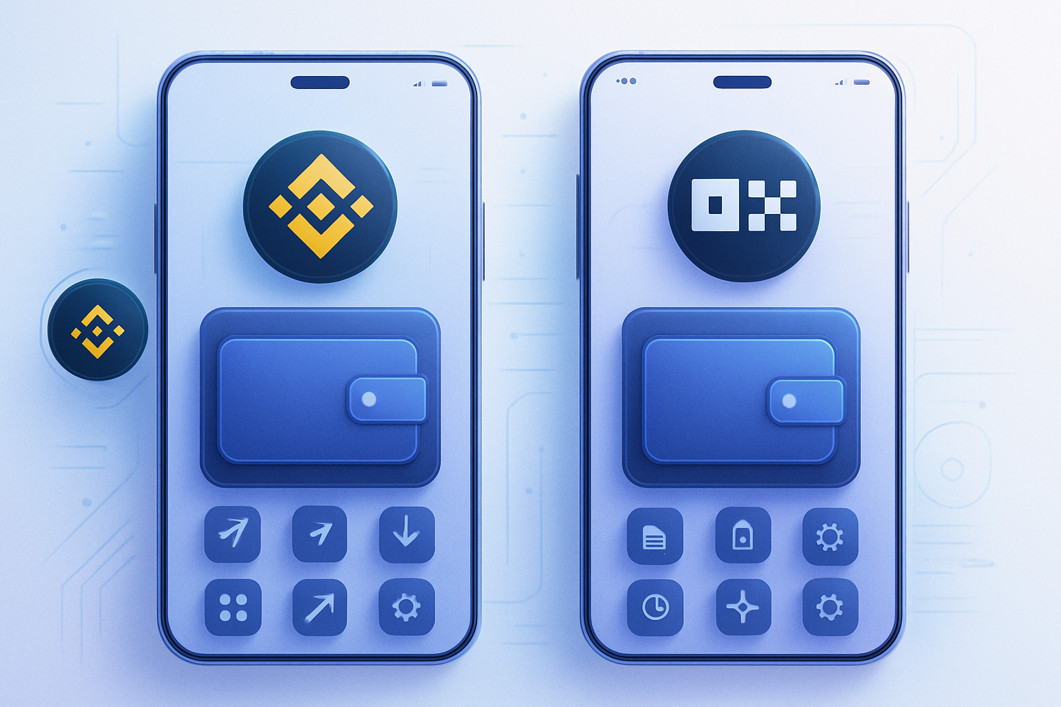 Binance Wallet vs OKX Wallet: Visual Comparison of Features, UI, and User Experience (2025 Edition)