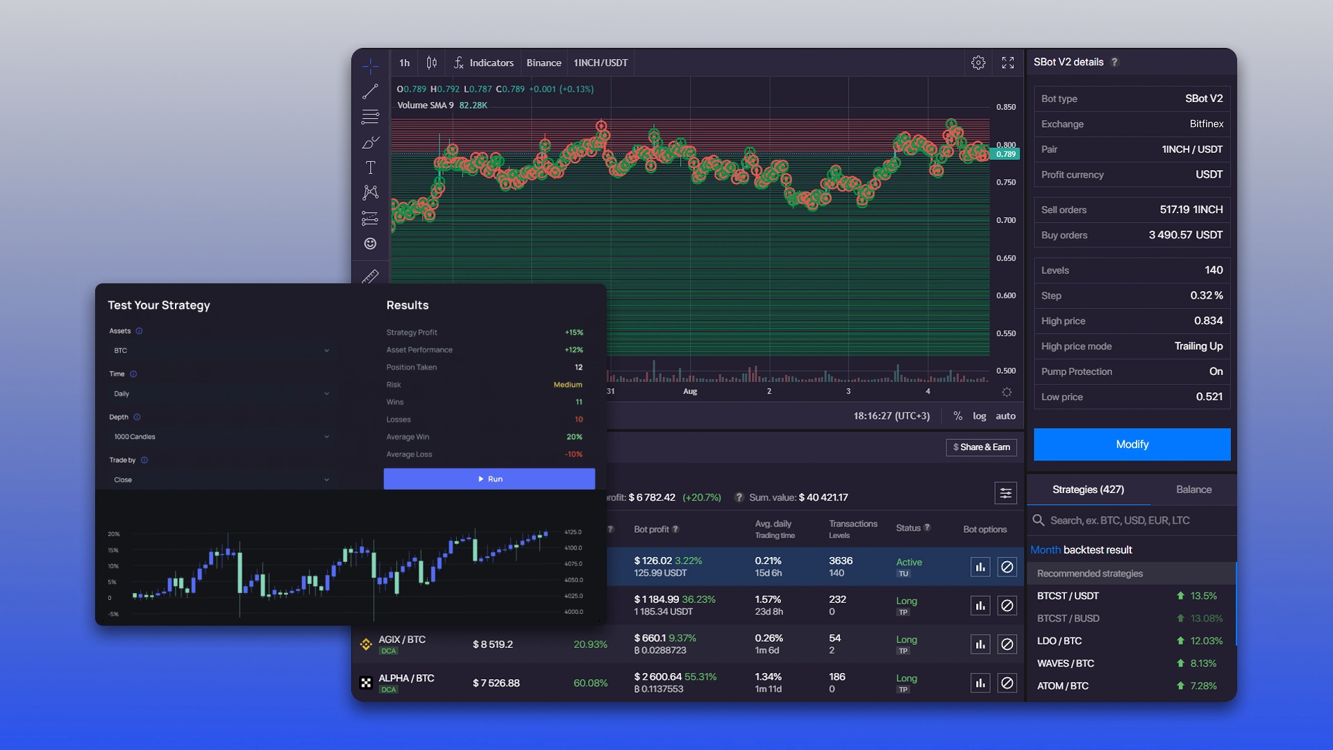 OKX Wallet grid bot