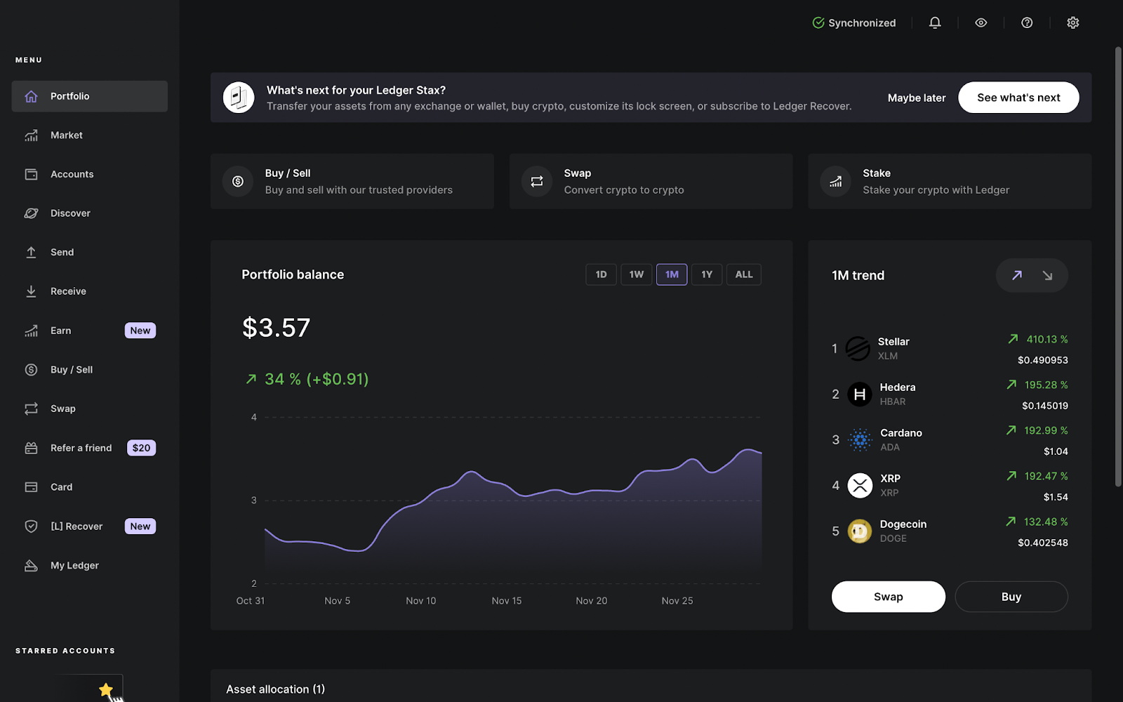 Ledger Live and OKX Wallet portfolio monitoring