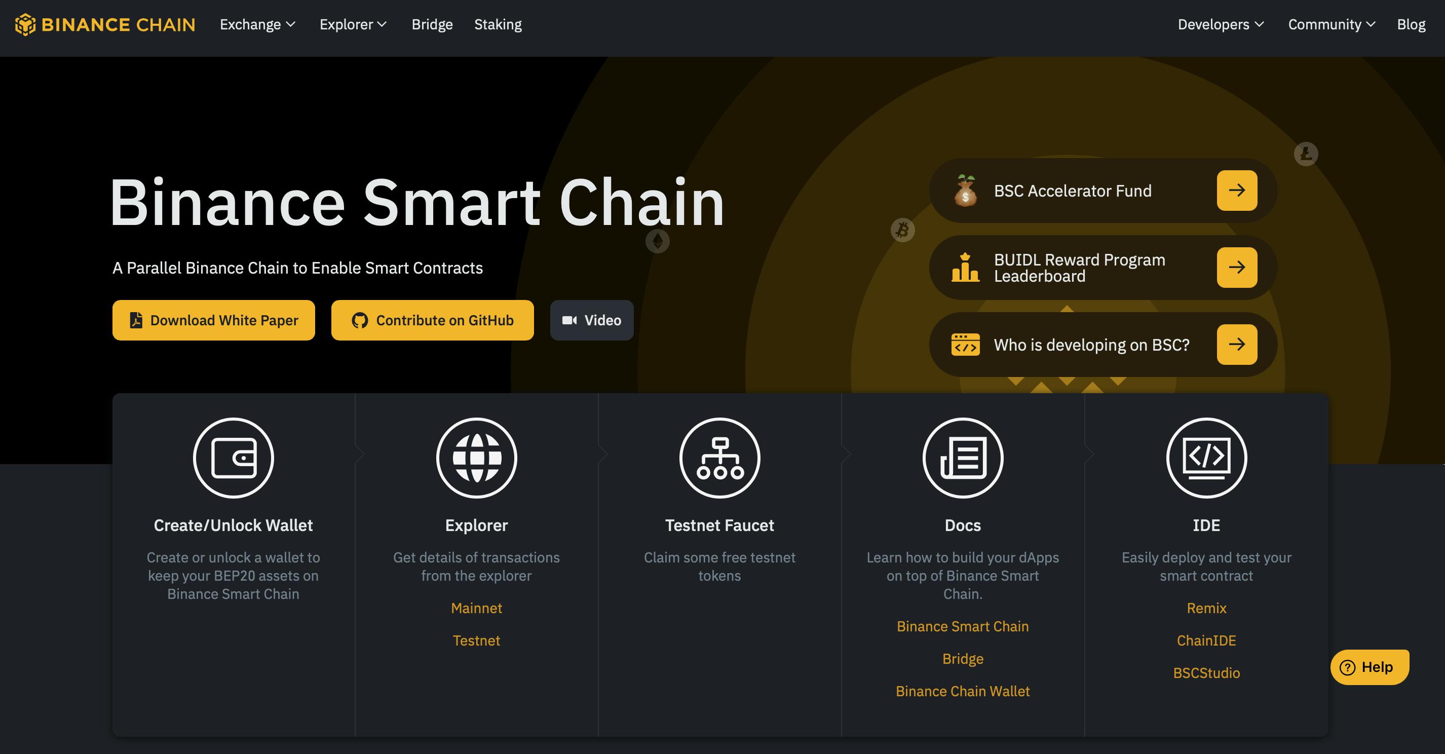 Binance Wallet Extension connecting to PancakeSwap DApp