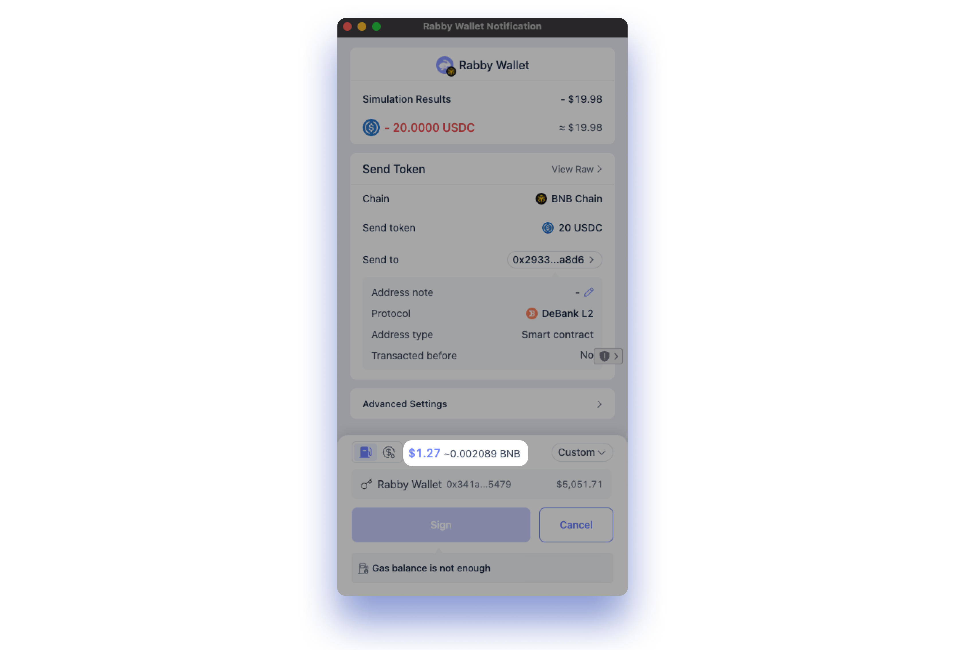 Rabby Wallet whitelist trusted addresses