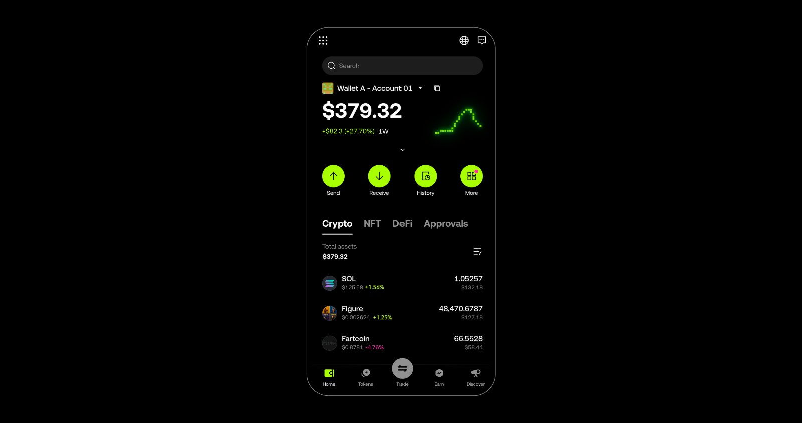 OKX Wallet NFT marketplace screenshot