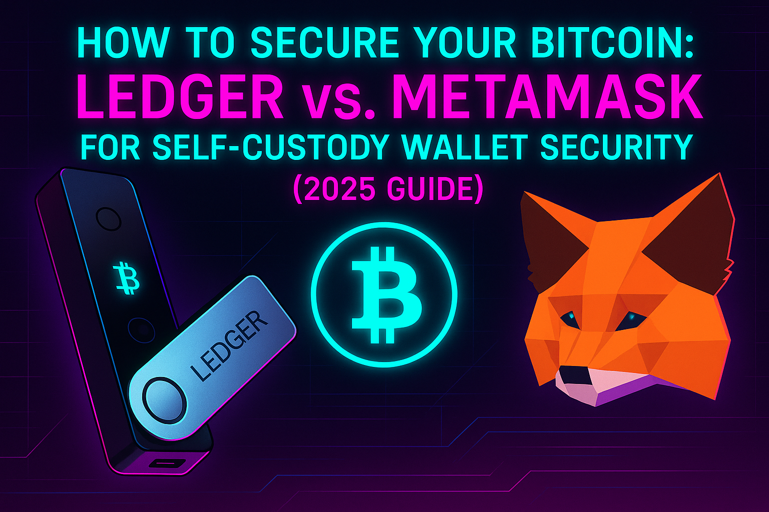 How to Secure Your Bitcoin: Ledger vs. MetaMask for Self-Custody Wallet Security (2025 Guide)