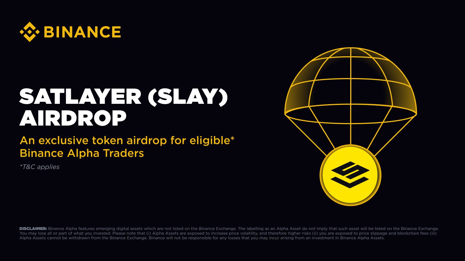 User claiming Binance Alpha airdrop