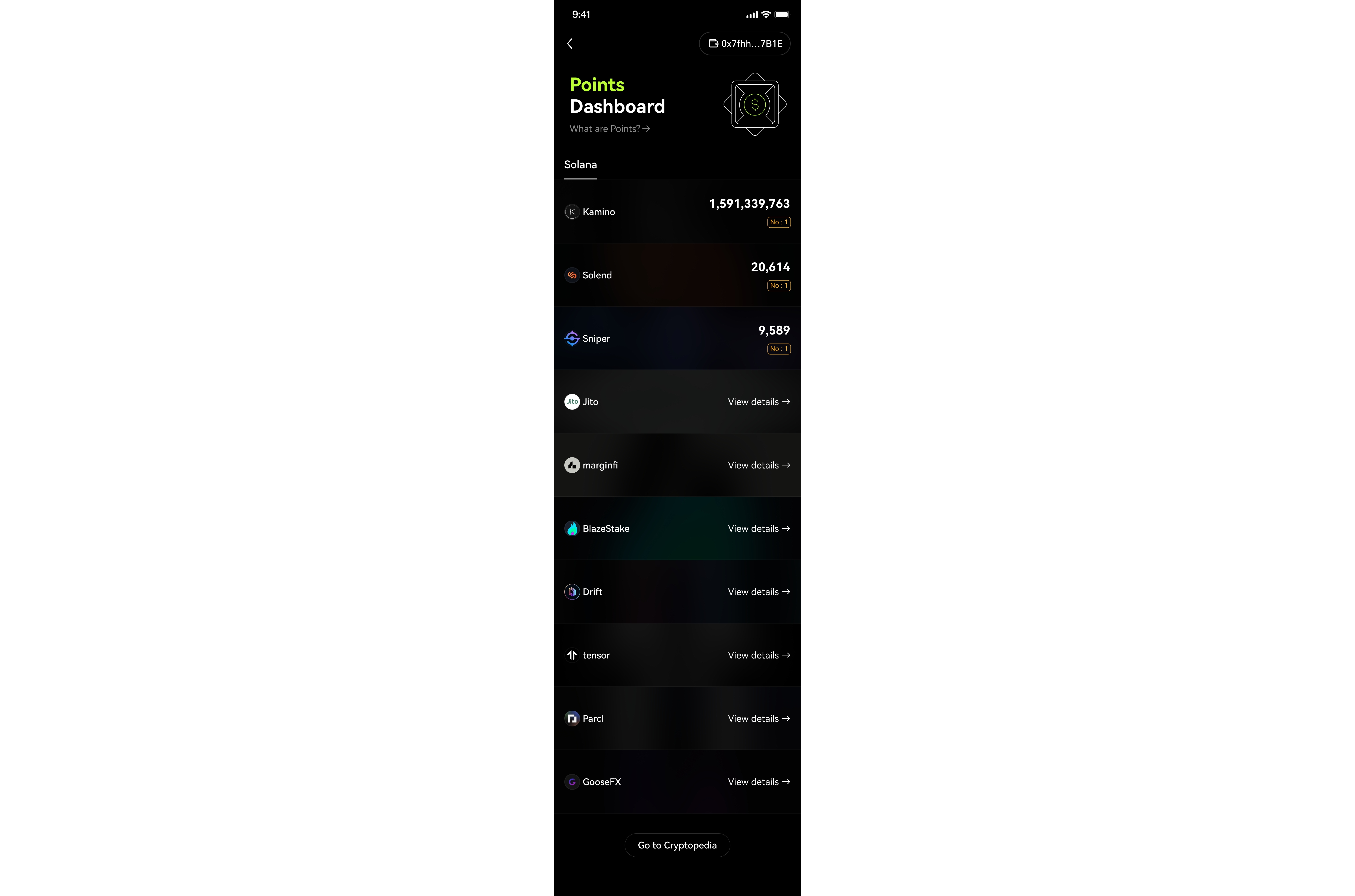 OKX Wallet whale tracking dashboard screenshot