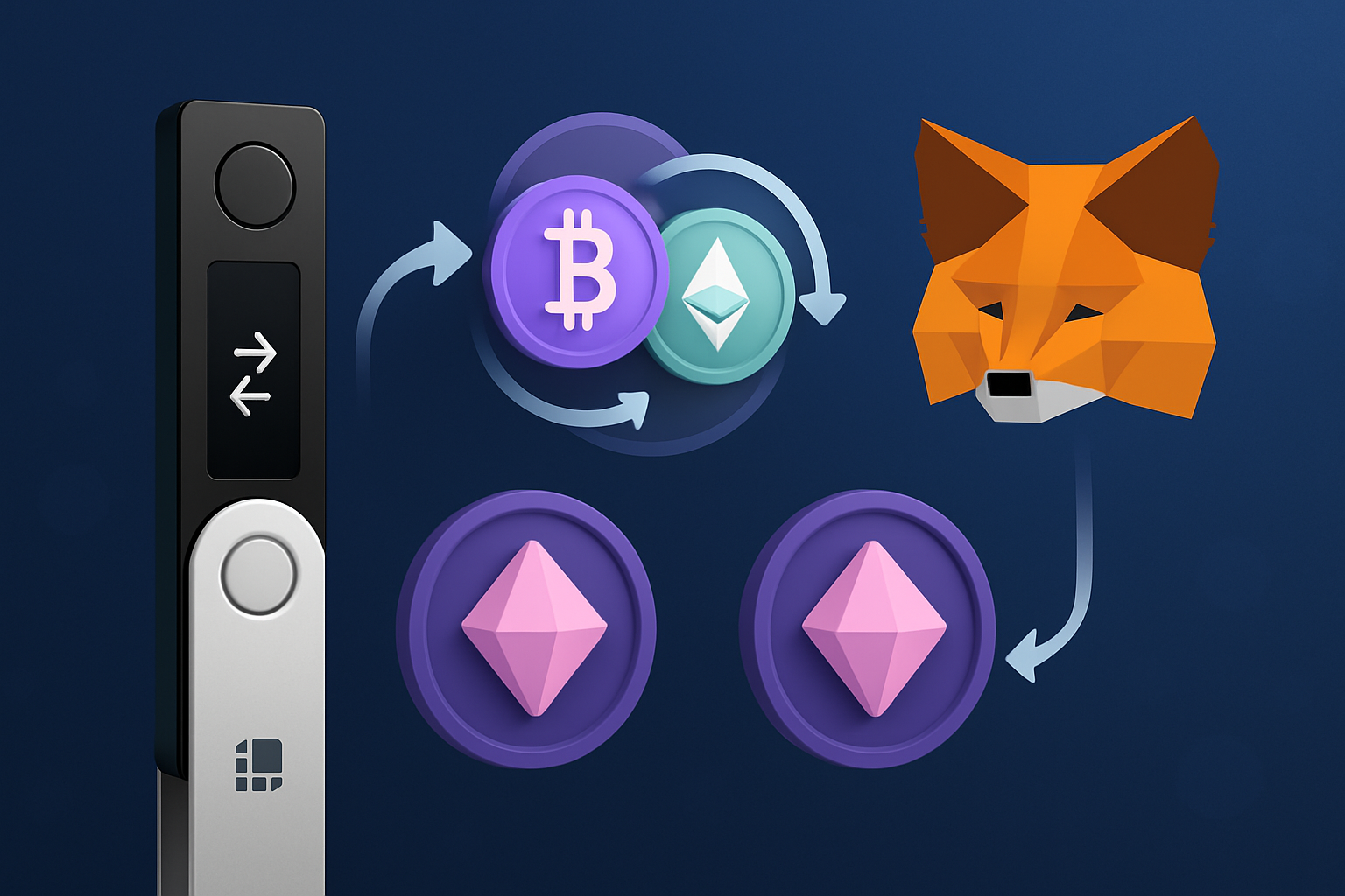 Ledger vs. MetaMask: Visual Guide to Swapping Coins and Managing NFTs in 2025