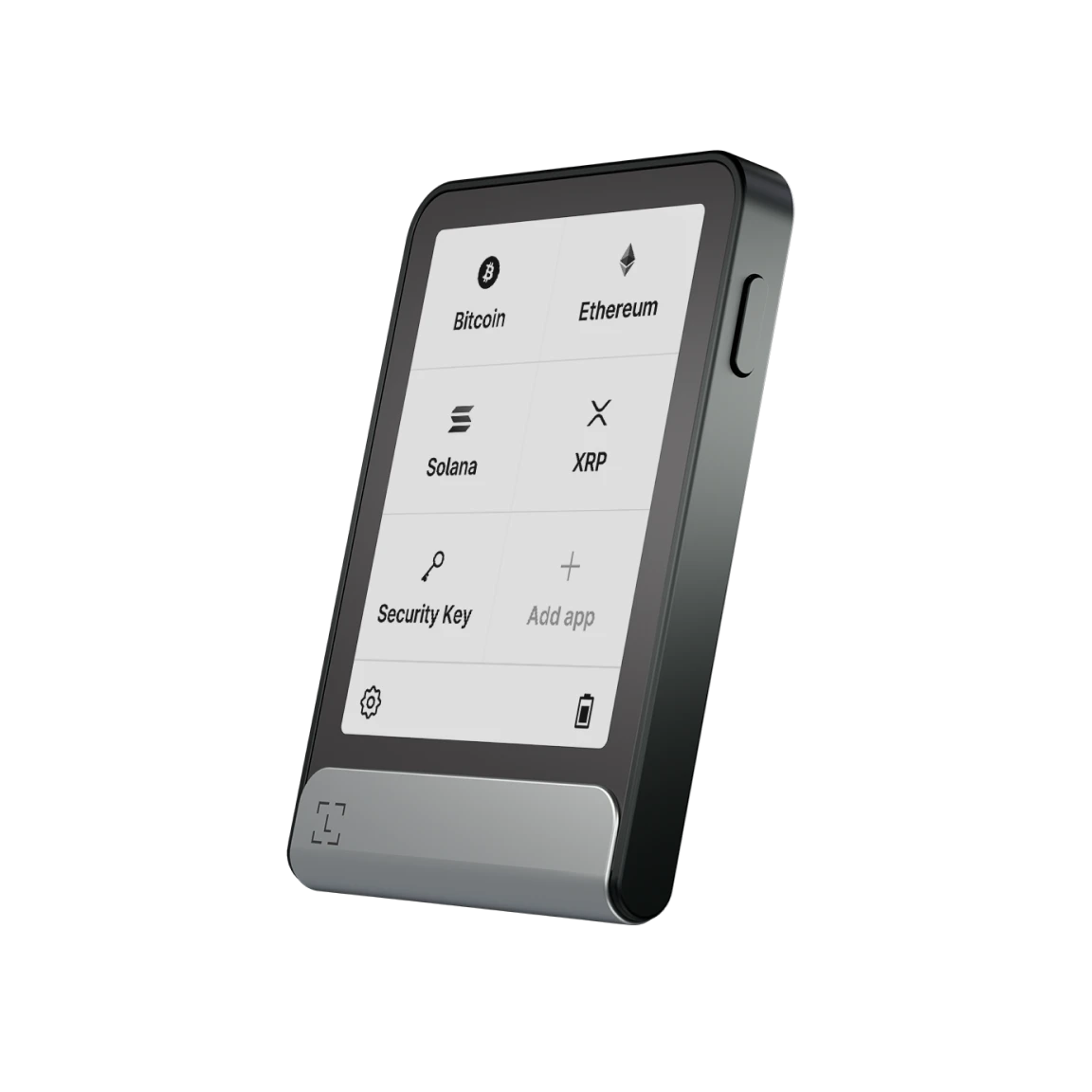 Ledger wallet biometric authentication feature