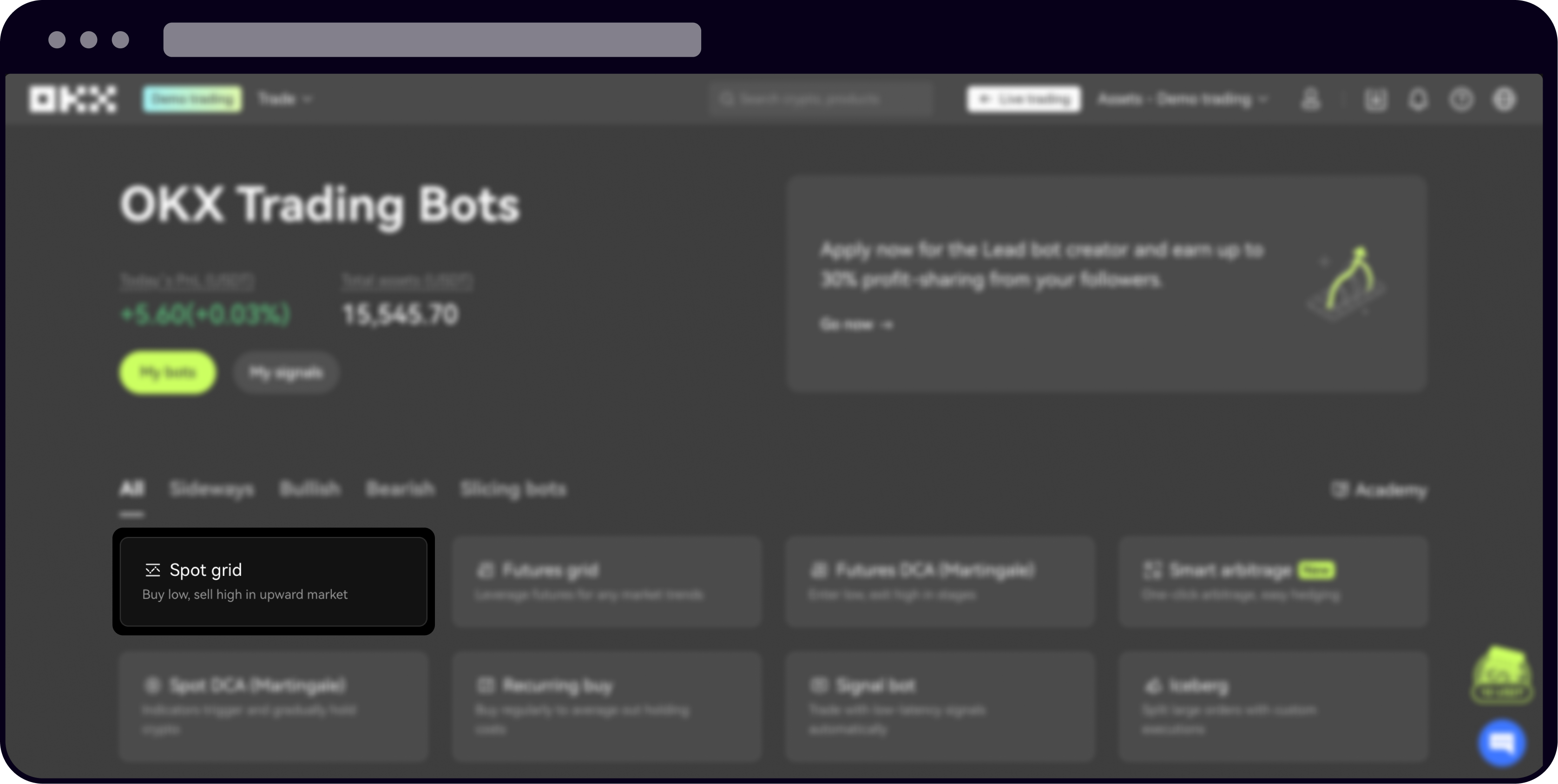 OKX insufficient funds recurring buy notification