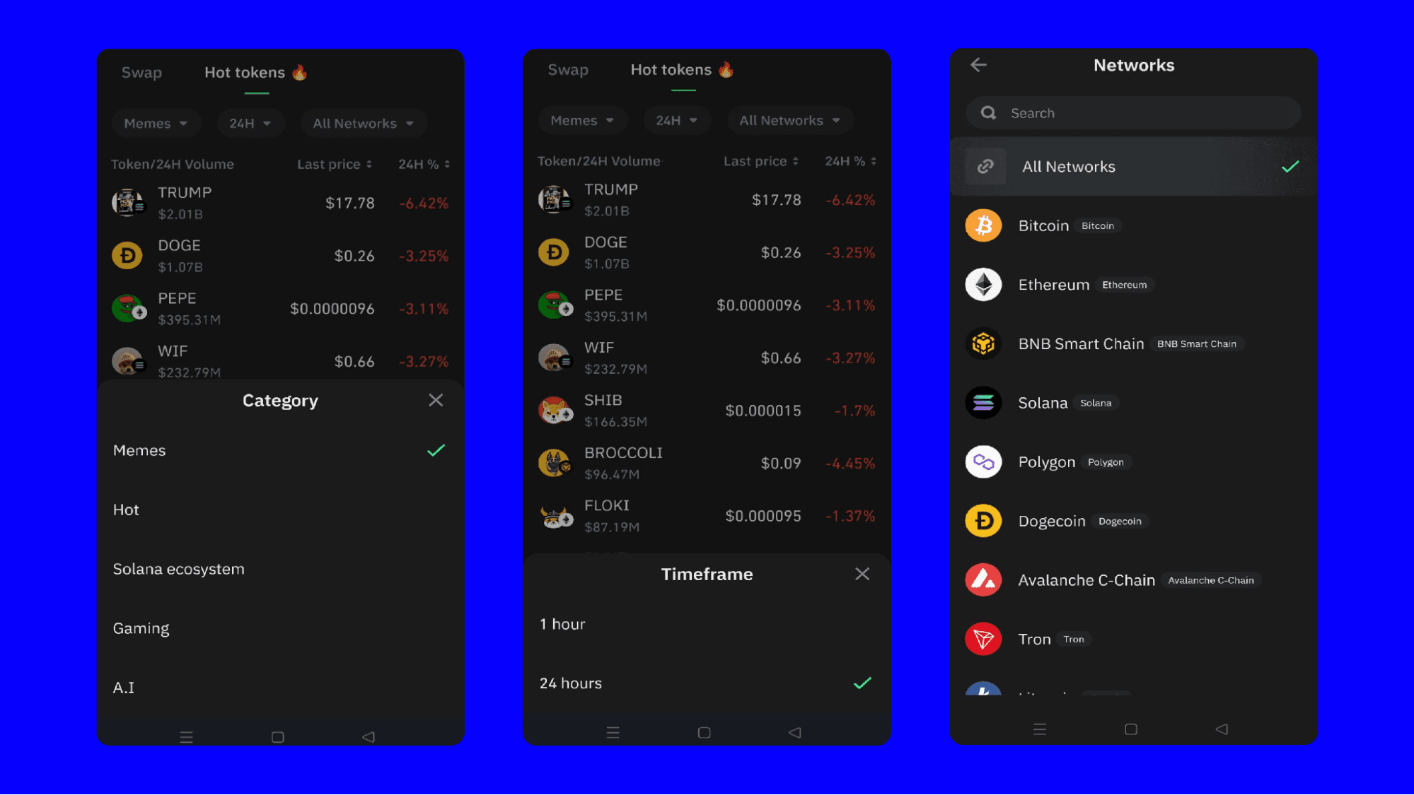 Trust Wallet mobile app interface 2025