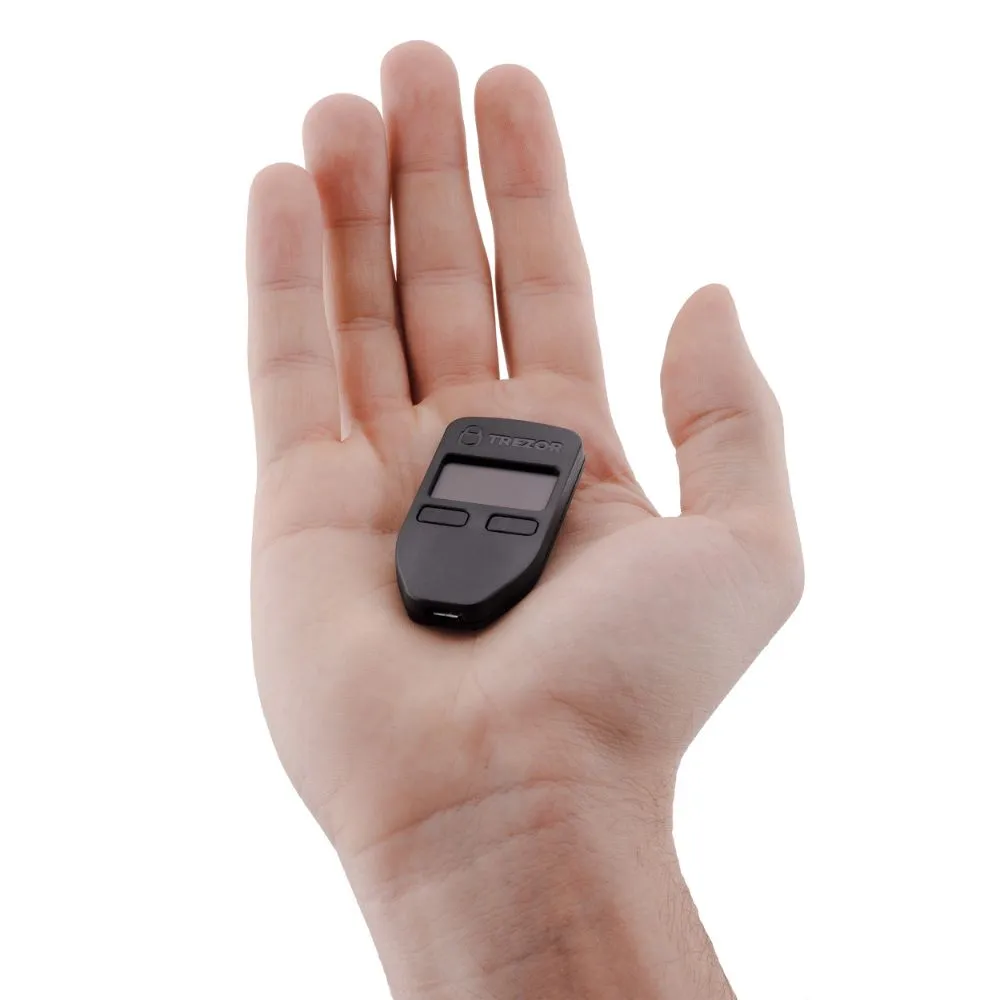 Ledger Flex and Trezor Model T hardware wallets side-by-side on a desk with digital MON tokens visualized, showcasing secure storage options for MON in 2025.