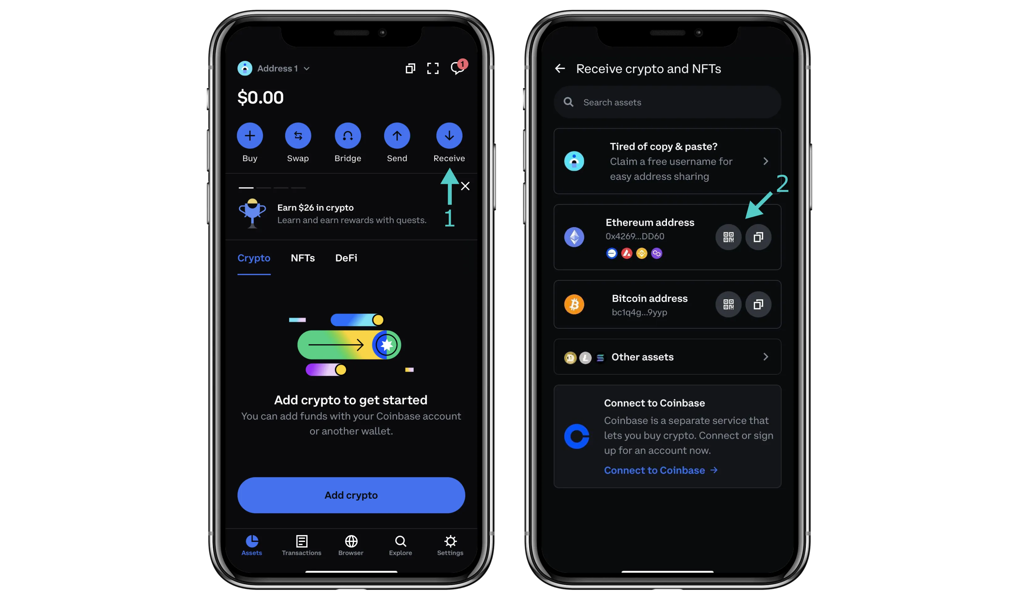 Disable iCloud backup MetaMask iPhone settings screenshot